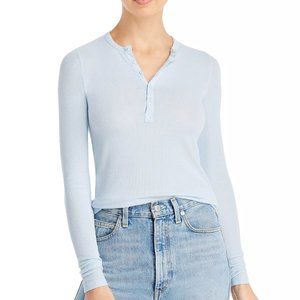 ATM Anthony Thomas Melillo Modal Rib Long Sleeve Henley